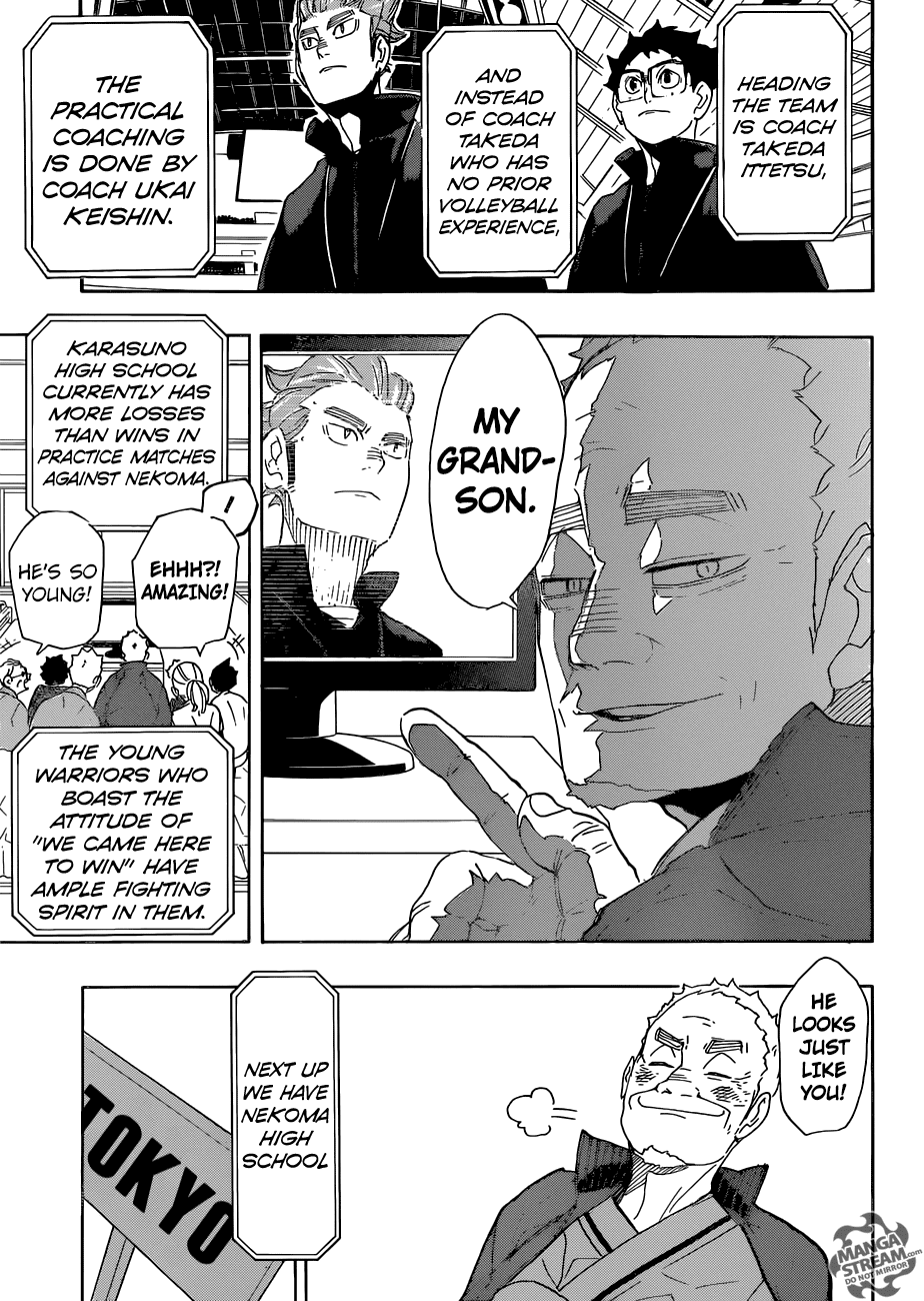 Haikyuu!!, Chapter 293 image 14